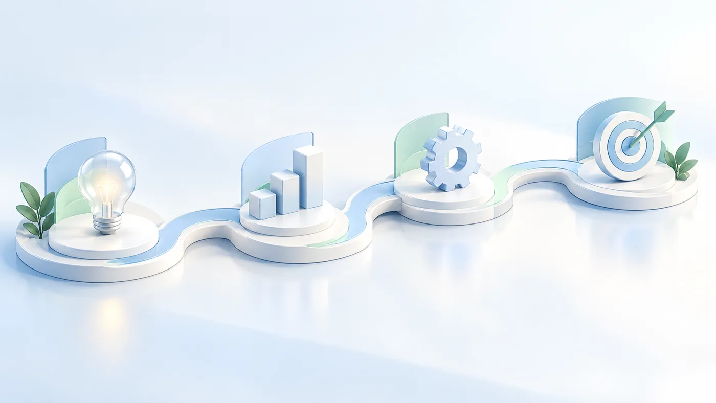 Getting Started Journey — illustrative visual